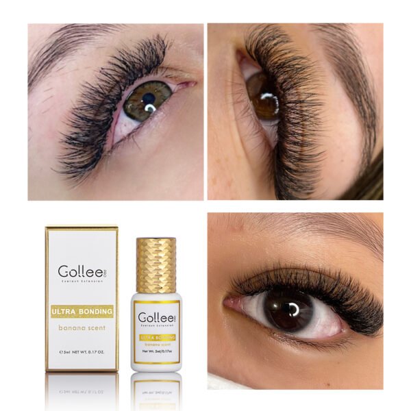 Gollee 2023 New Better clear Lash Eyelash Glue Waterproof Manufacturer Lash Eyelash Extension Adhesive Eyelash Glue Korea - Image 3