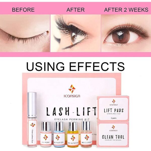 Professional Silksence Semi-Permanent Curling Perming Wave Lash Lift Kit Eyelash Perm Kit Suitable for Salon - Image 4