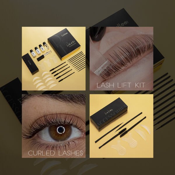 Gollee Korea OEM Lash Lift Kits Fast-Acting Private Label Packaging Eye Glue Silicon Pads Wholesale Lash Lifting Fast-Acting - Image 4