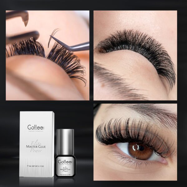 Gollee Lash Adhesive Latex Free Extention Korean Eye Lash Glue Eyelash Extension Glue Private Label Eyelash Glue - Image 6